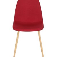 Bevok chaise rouge TISSU