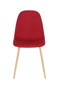 Bevok chaise rouge TISSU – Image 2