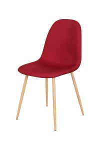 Bevok chaise rouge TISSU – Image 3