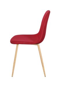 Bevok chaise rouge TISSU – Image 4