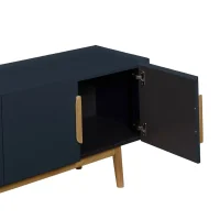 DUNELON Meuble Tv Bleu/OAK 160 cm – Image 3
