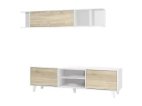 DENNIS Meuble Tv + avec Etagere murale – Image 2