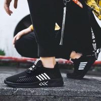 BLWOENS Mode Lace Up Sneakers Chaussures Hommes-Noir
