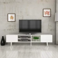 Liky meuble tv l 160 cm BLANC