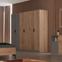 MOOD – Armoire L 240 cm Chêne gris