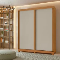 Zeine Armoire 2 portes avec Pieds en Pvc